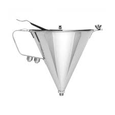 Teigportionierer Edelstahl 1,9 L + 2 Tüllen (ohne Halter)